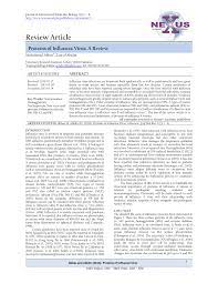 Clinical diagnosis can be difficult or nonspecific. Pdf Proteins Of Influenza Virus A Review