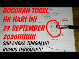 Setiap hari jam tutup pasaran : Bocoran Togel Hk Hari Ini 23 September 2020 Angka Tunggal Josss Youtube