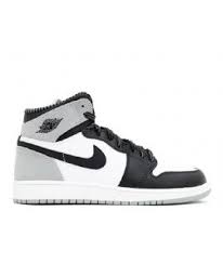 Air Jordan 1 Retro High Og Bg Gs Barons White Black Wolf Grey Cheap Air Jordan Store Air Jordans Retro Jordan Shoes Girls Nike Air Shoes