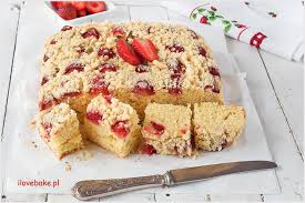Drożdżówki z malinami i białą czekoladą. Ciasto Drozdzowe Z Truskawkami I Kruszonka Bez Wyrabiania I Love Bake