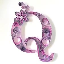 Ornaments and frames · quilling design instructions and quilling paper . Quilled Letter Q For Quilling Quilling Is An Art Of Taking Paper Strips And Rolling Them To Create Various Shapes And Pictures Quilling Designs Quilled Paper Art Quilling Letters
