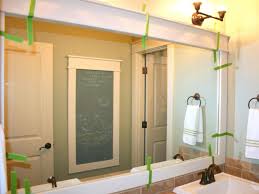 Turn your frameless, plain mirror into a new decorative framed mirror with this simple mirror molding kit. How To Frame A Mirror Hgtv