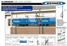 Werner Aluminum Pump Jack System Ladders Inc
