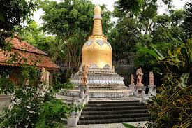 N a type of buddhist temple which usually has living quarters for monks or nuns, a shrine with an image of the buddha and a meditation space collins english. Brahma Vihara Ashrama