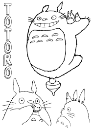 Below is 10 totoro coloring page sheets for your kids to colour them creatively after downloading and printing out them. Printable Totoro Coloring Pages Anime Coloring Pages