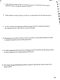 What is the volume of the combined gases at stp. Solved Worksheet E Gas Laws Solve The Following Identify Chegg Com