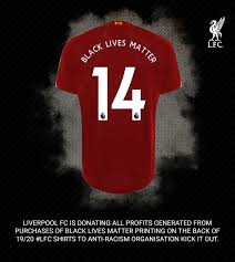 The most common liverpool fc jersey material is ceramic. Liverpool Fc Retail On Twitter Liverpool Fc Is Donating All Profits Generated From Purchases Of Black Lives Matter Printing On The Back Of 19 20 Lfc Shirts To Anti Racism Organisation Kickitout To Get