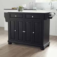 But you have never seen a bar cart that is largely made of glass. White Granite Top Alexandria Full Size Kitchen Island Cart In Multiple Finishes With Included Spice Rack And Towel Bar Measuring 52 W X 18 D X 34 H By Crosley Furniture