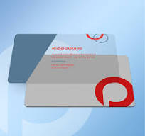 Carte PVC transparente