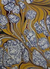 Tipped In Original Marbled Paper By Iris Nevins Accompanying Her Article Partridge Eye In Marbling Bath Forum Newsletter Marble Art Marble Paper Ebru Art