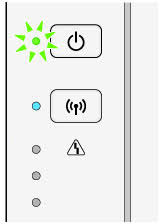 Tap ok on the touch screen to continue printing. Alarm Lamp Flashes