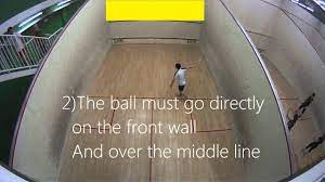 Serve the ball hold the racket with a tight grip. Squash Introduction What Is Squash How To Play Squash The Basics Youtube