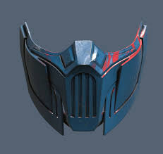 Mk 11 Sub Zero Mask 3d Model Stl Files Etsy Leather Face Mask Kitsune Mask Mortal Kombat