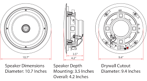 Pyle home pic8e ceiling speaker. Micca M 8c 8 Inch In Ceiling Speaker Each White Micca Store