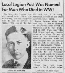 James Edward Gray (1896-1918)