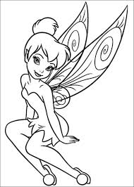 De mooiste kleurplaten van disney helemaal gratis! Kleurplaten Disney Tinkerbell