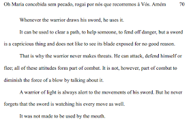 Warrior Of The Light By Paulo Coelho Pdf Download Ebookscart