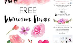 A collection of 9 free watercolor floral vectors for designers. Top Places To Find Free Watercolor Flower Designs Online