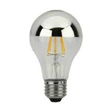 Maxlite 60w Equivalent Dimmable A Shape A E26 Led Light Bulb Silver Bowl Led11877 Filament Bulb Silver Bowl Bulb