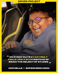 🎗Meet Evan, a Driven Project superhero who battled Leukemia for 3 years.  In light of Childhood Cancer Awareness month, Evans' mom shared a few  words: “Participating in Driven Project events made a