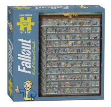 Usaopoly Fallout Perk Chart Patrol Puzzle 550 Piece 18x24