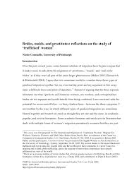 Apply to housekeeper, cleaning technician, office worker and more! Pdf Brides Maids And Prostitutes Reflections On The Study Of Trafficked Women