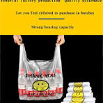 Smile Logo Shopping Plastic Vest-Style Supermarket Packaging ...