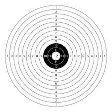 Die manfredi waren ein adelsgeschlecht germanischen ursprungs, das von 1313 bis 1501 die herrschaft über die stadt faenza ausübte. Zielscheibe Druckvorlage Stock Vektorgrafik Adobe Stock