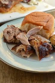 Usda recommends cooking whole cuts of pork to 145 °f as measured with a food thermometer placed in the thickest part of the meat, then allowing the meat to rest for three minutes before carving or consuming. Low And Slow Mustard Glazed Blade Pork Roast Sugar Dish Me