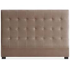 Optez pour l'une de nos têtes de lit de 160 cm et ajoutez du cachet à votre décoration grâce à du mobilier sobre, élégant et de qualité. Tete De Lit Capitonnee 160 Cm Velours Taupe Paca Tete De Lit Pas Cher