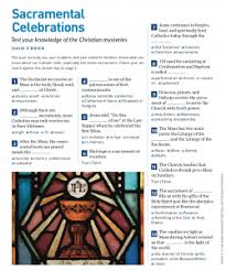 If you fail, then bless your heart. 3 Quizzes On The Sacraments From The Catholic I Q Archives Catechist Magazine