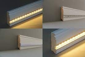 licht sockelleisten lichtleisten leds led beleuchtung aluminium profile komplettsets profisockelleisten
