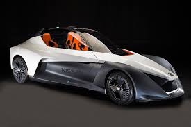 Nissan Bladeglider 3 Seater Electric Vehicle Debuts In Rio Nissan Sports Cars Electric Sports Car Sports Car