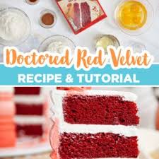 These recipes are incredibly simple to make, and as always, . Doctored Red Velvet Cake Mix Sugar Geek Show