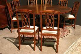 Ashley furniture aldwin 7 piece dining room set. Edwardian Inlaid Solid Mahogany Dining Room Chairs Federal Or Georgian Style