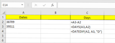 Calculate the difference between two dates. Cum Se Scad Datele In Excel Ms Office Sfaturi Sfaturi Pentru Calculator Èi InformaÈii Utile Despre Tehnologiile Moderne