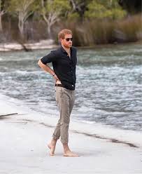 Handsome Harry Barefoot On The Beach Prince Harry Prince Harry And Meghan British Royal Family