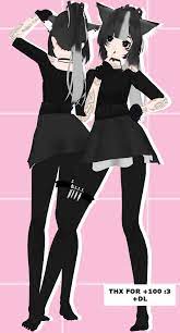 Mmd Model Gift Thx For 100 Watchers Owo By Momablue On Deviantart Model Gift Model Hatsune Miku