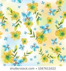 Free for commercial use high quality images Watercolor Natural Seamless Pattern Flowers And Petals Seamless Background Elegant Flowers Flower Patterns Seamless Background