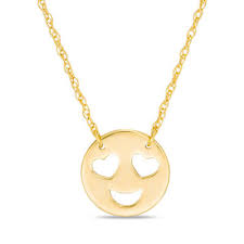 Check out these gorgeous smiley face necklace at dhgate canada online stores, and buy smiley face necklace at ridiculously affordable prices. Love Smiley Face Necklace In 14k Gold Zales