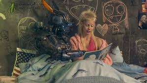 In the near future, crime is patrolled by an oppressive mechanized police force. See Before And After Chappie Special Effects Shots