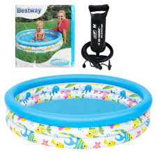 Beli kolam renang balon anak online berkualitas dengan harga murah terbaru 2021 di tokopedia! Paket Bestway Coral Kids Pool Biru Putih 102cm Pompa Kolam Bak Mandi Balon Karet Renang Anak Bulat Promo Murah Lazada Indonesia