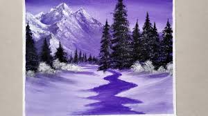 Great communication as the process went along to make sure it exactly what i wanted. Following A Bob Ross Painting 3 Color Painting Challenge Easy Snowy Winter Scenery Painting Youtube