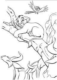 Kleurplaten van lion king disney! Kleurplaat Lion King Of De Leeuwenkoning Simba Klimt Op Een Tak Disney Schilderijen Kleurboek Leeuwenkoning