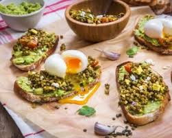 Tartine Avocat Salade De Lentilles Et Oeuf Mollet Tartine Avocat Salade De Lentilles Recettes De Cuisine