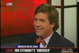 In many ways tucker carlson's a better symbol of the pathetic state of what passes for conservative journalism than even glenn beck or the late andrew breitbart, to name two of his contemporaries with a much larger following. When Jon Stewart Got Tucker Carlson S Show Canceled
