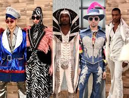 He learned that one of the best ways to get people's attention was with lavish and extravagant costumes. Nick Verreos Project Runway Behind The Scenes Of Rocketman Elton John Movie Challenge Blog