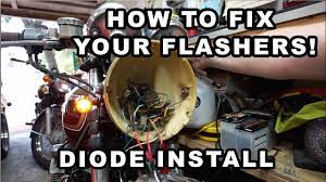 How To Fix Motorcycle Flashers All Going Off At Once Youtube