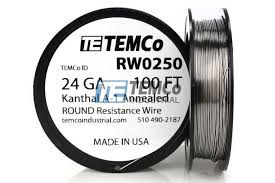 Kanthal A1 Wire 24 Awg Rw0250 100 Ft 1 57 Oz Series A 1 Resistance