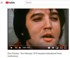 Conspiracy theory says Elvis used his 'dead' twin brother as a body double  in Houston interview